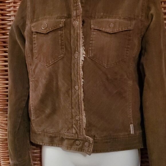 American Eagle Brown Corduroy Jacket S - Picture 3 of 9